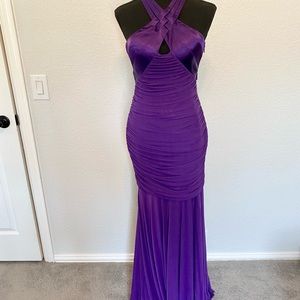 Purple gown